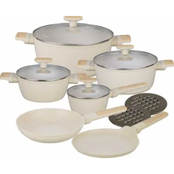 Sada nádobí Klausberg KB-7833 12 ks mramor/beige 