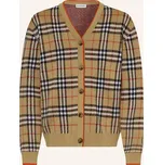 Burberry Dívčí Svetr Graham, velbloudí / červená / černá, 140