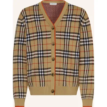 Dámský svetr Burberry Dívčí Svetr Graham, velbloudí / červená / černá, 140