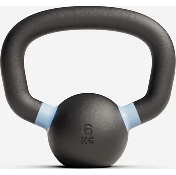 CORENGTH Kettlebell na kruhový trénink a posilování řada Pro 6 kg BEZBARVÁ|ČERNÁ