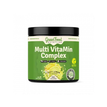 Doplněk stravy GreenFood Multi VitaMin Complex 240g - Zelené jablko
