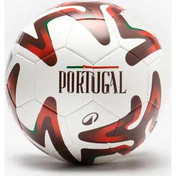 Fotbalový míč KIPSTA Fotbalový míč v barvách Portugalska velikost 5 5 BÍLÁ|ZELENÁ|ČERVENÁ