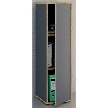 Knihovna VCM 3dílná kancelářská skříň „Salia“ B30, antracitová 496702