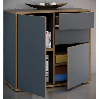 Komoda VCM Komoda „Salia“ B80, antracitová 496887