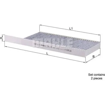 Kabinový filtr MAHLE Filtr vzduchu v interiéru MAO LAK 751/S