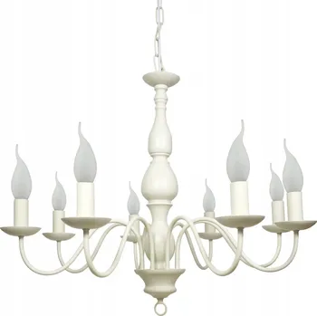 Kremové závěsné svítidlo 8X40W E14 BELLAGIO CANDELLUX