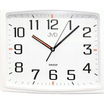 Hodiny ELEGANTNÍ BÍLÉ ČITELNÉ TICHÉ HODINY NÁSTĚNNÉ JVD HX2497.1 37x30 cm