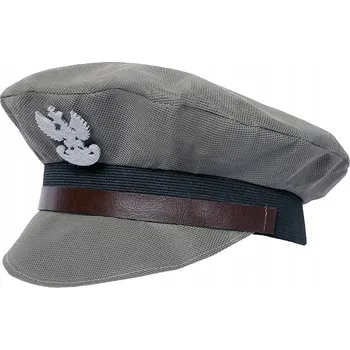 Pokrývka hlavy Čepice maciejówka s orlíkem, šedá (wigofil)