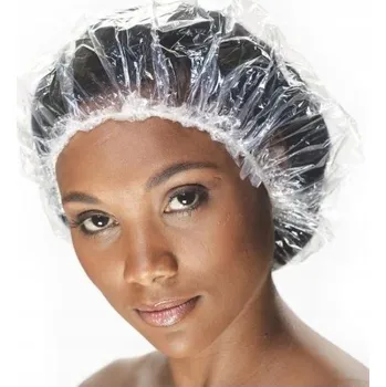 Čepice Jednorázová termo čepice Sahara fóliová průhledná s gumičkou