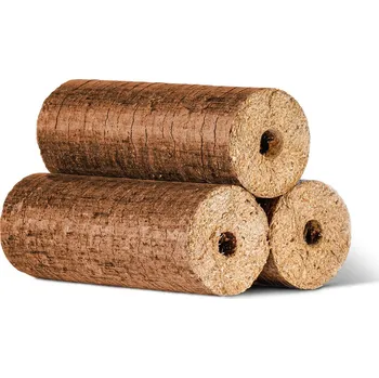 Tuhé palivo Dřevěné válcové brikety MIX PREMIUM s dírou, 1000 kg