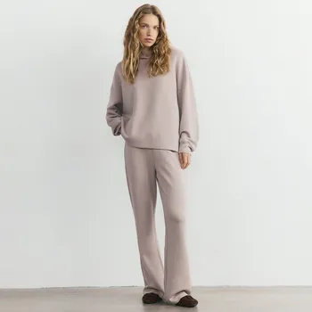 Dámské kalhoty Reserved - Volné kalhoty s modalem - béžová - 905HS-08X - 905HS-08X-L