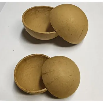 Zábavní pyrotechnika Polokoule papír sada 2 ks 3" - Polokoule papír koule 3"