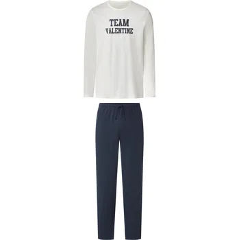 Pánské pyžamo esmara Men Pánské pyžamo (bílá / navy modrá, XL (56/58))