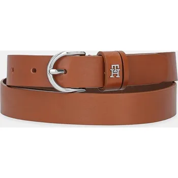 Opasek Kožený pásek Tommy Hilfiger AW0AW17279 hnědá 88X, vel. 75