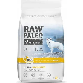Krmivo pro psa VetExpert Raw Paleo Ultra Krůta střední a velké dospělé 2 kg suché krmivo