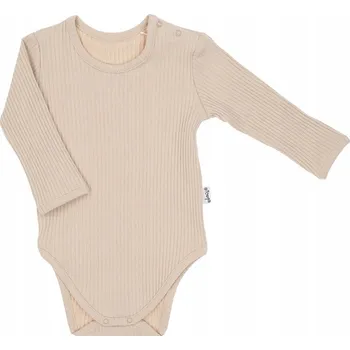 Kojenecké body s dlouhým rukávem Nicol béžové, vel. 80