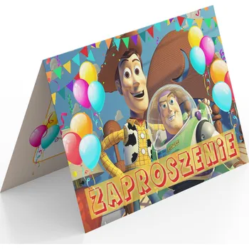 Pozvánka POZVÁNKA TOY STORY NA DĚTSKOU OSLAVU + OBÁLKA DÁREK