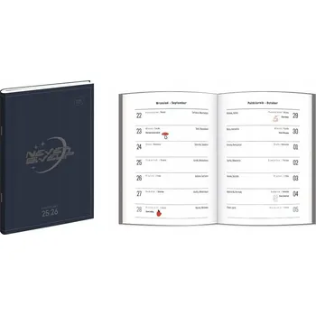 Kalendář Školní diář/kalendář 2026 B6 Interdruk modrý