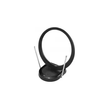 Příjem digitálního pozemního vysílání Anténa pokojová EMOS CITY RING–C500, DVB-T2, DAB, filtr LTE/4G/5G