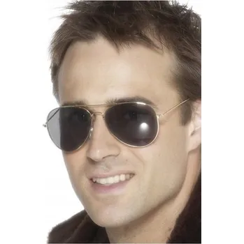 Sluneční brýle Brýle Smiffys SF25971 pilotky stříbrné