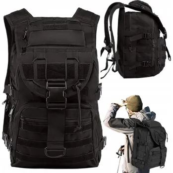 turistický batoh Vojenský Batoh Foxter 2913 41-60 l černý