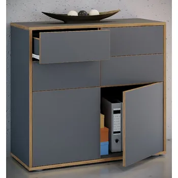 Komoda VCM Komoda „Salia“ B100, antracitová 496932