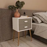 VCM Odkládací stolek „Singol XXL“, antracit 496749