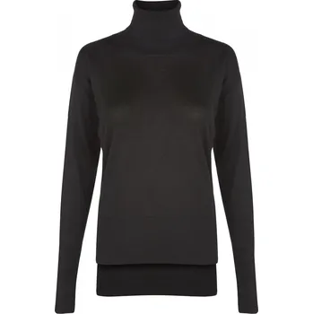 Dámské termoprádlo Ultralehký nepálský rolák GYAN černý L / Černá