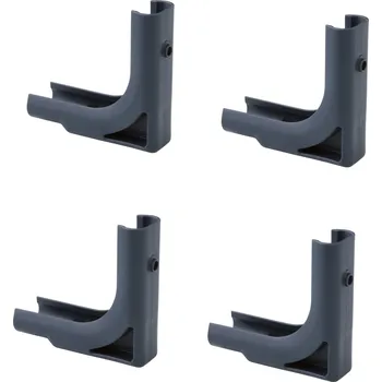 Sada 4 rohových násadek na nožky křesla / lehátka / lůžka 36 x 18 mm PATIO