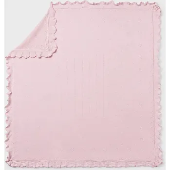 Dětská deka Dětská deka Mayoral Newborn 9020.2B.Newborn.PPY2 růžová 30X, vel. ONE SIZE