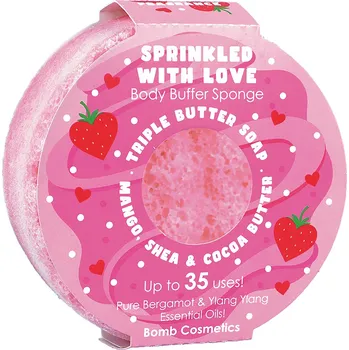 Mýdlo Bomb Cosmetics Sprinkled with Love Mýdlová houbička, 200 g