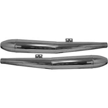 Výfuk pro motocykl EMGO koncovka výfuku chromovaná pravá (NA vzor originál) BMW R 50 / 5, R75 / 5, R 60 / 5 69-72 (délka 81,5cm) (EMGO koncovka výfuku chromovaná pravá (NA vzor originál) BMW R 50 / 5, R75 / 5, R 60 / 5 69-72 (délka 81,5cm))