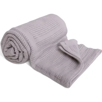 Dětská deka Baby Matex Bavlněná deka SISI 75x100cm Šedá