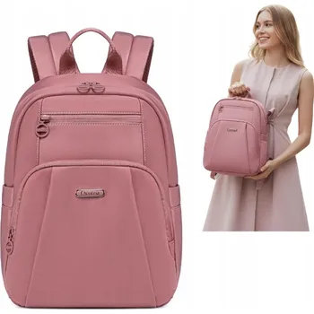 Městský batoh Batoh růžový pro dívku malý elegantní módní pro každý den do města