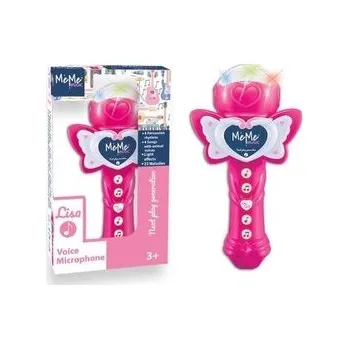 Hudební nástroj pro děti Mikrofon sceniczny różowy ze statywem