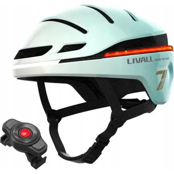 Cyklistická přilba Cyklistická helma na koloběžku, brusle, městská Livall EVO21 SOS Světla, velikost L