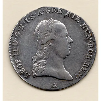 1/4 Tolar 1792 Křížový Leopold II. A Vídeň 7,25 g
