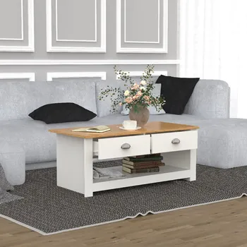 Konferenční stolek Konferenční stolek VCM „Balusa“, bílý 496900