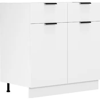 VCM Spodní skříňka se zásuvkou 80 cm „Fasola“, bílá 496893