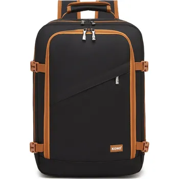 Městský batoh Kabinový batoh Kono 24L - černo-hnědý - 30x20x40 cm