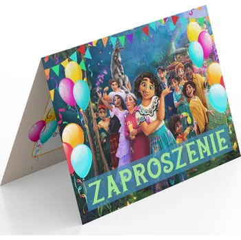 Pozvánka POZVÁNKA Encanto NA DĚTSKOU OSLAVU NAROZENIN + OBÁLKA DÁREK