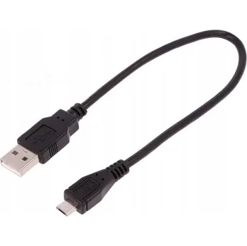 Datový kabel USB 2.0 kabel, konektor A na microUSB konektor, 0,2 m