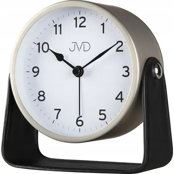 Budík BUDÍK KULATÝ, BARVA ŠAMPAŇSKÉHO SE ZDŘÍMNUTÍM, TEKOUCÍ VTEŘINOVKA JVD SRP2313.3