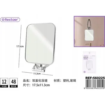 Zrcadlo Elegantní Dvojité Zrcátko 19x12cm s Funkcí Zvětšení