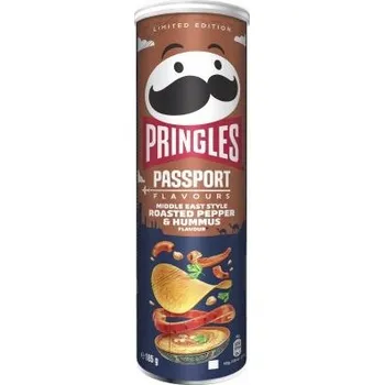 Chips Pringles Chipsy s příchutí papriky a humusu PASSPORT Maroccan Pepper & Hummus