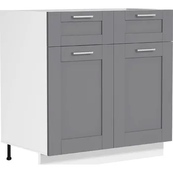 VCM Spodní skříňka se zásuvkou 80 cm „Colura“, antracitová 496567