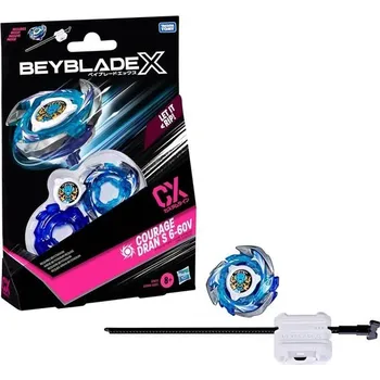 prolézačka Hasbro Beyblade X Courage Dran S 6-60V CX Starter Pack, vrchní díl a odpalovač COURAGE DRAN &
