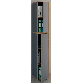 Knihovna VCM 5dílná kancelářská skříň „Salia“ B30, antracitová 496708