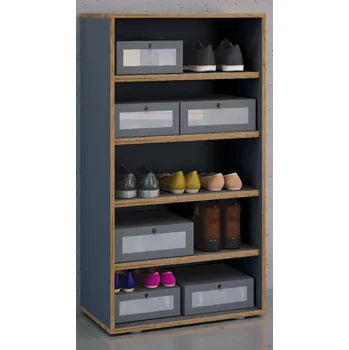 Botník Botník VCM „Salia“ B60 XL 5dílný, antracitový 496551