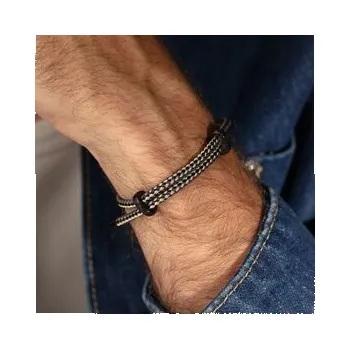 Náramek Lilou Náramek 0002N Černá OS